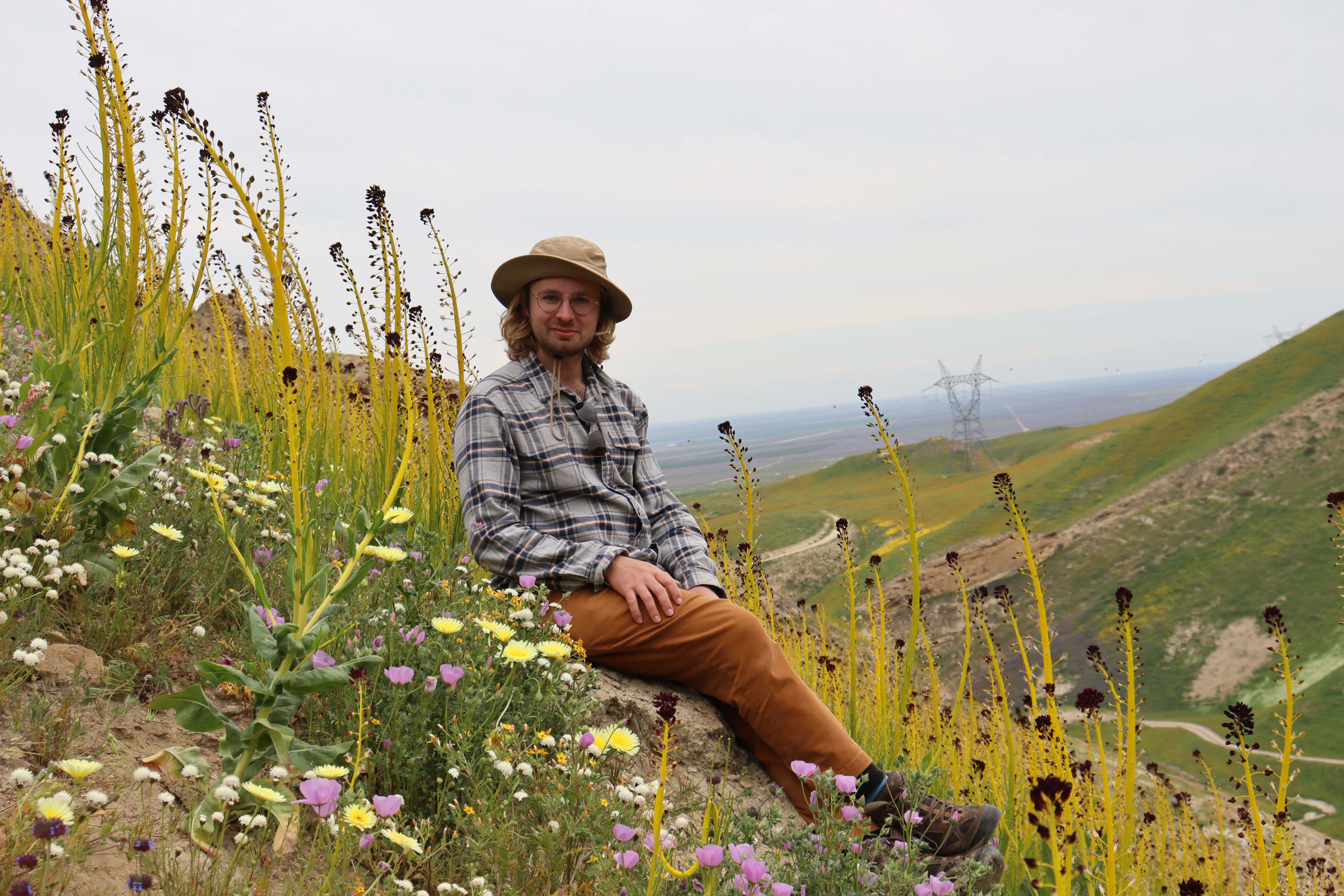 A photo of Kees in the field